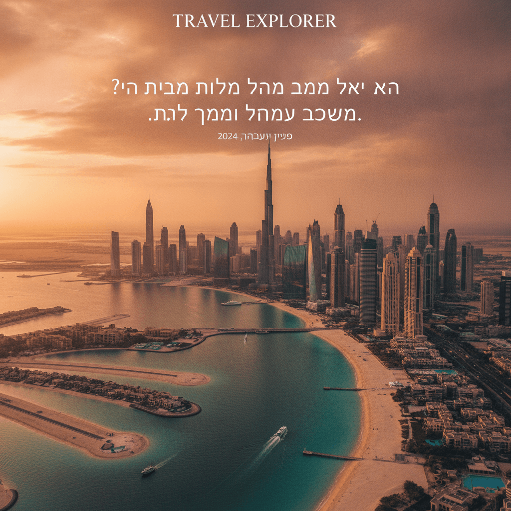 מה לארוז ולאן כדאי ללכת? המדריך המלא לטיול בדובאי